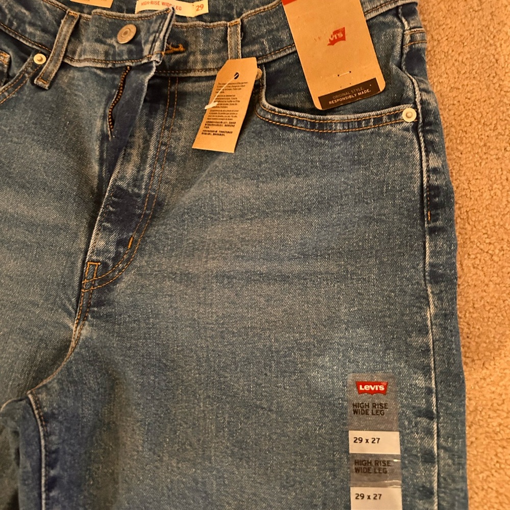Levi's Denim Jeans With Iconic Patch - image 2